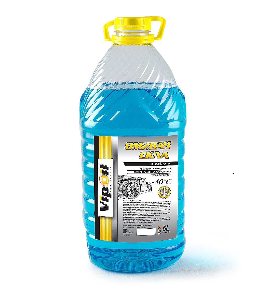 Омивач скла VipOil (зимовий) -40 "Морський бриз", 5л